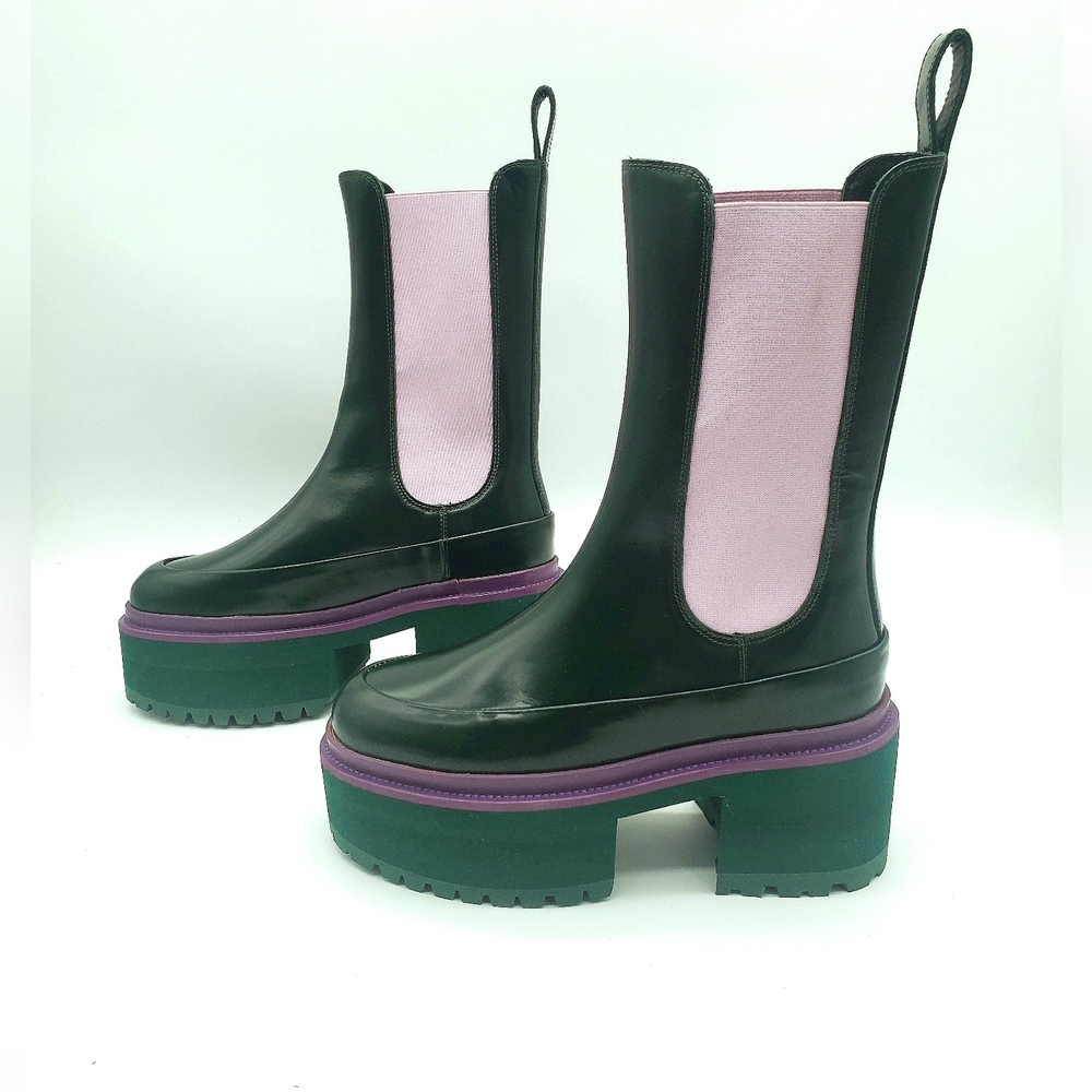 STINE GOYA Viola Eloise Platform Chelsea Boots MSRP $580 - Picture 9 of 16